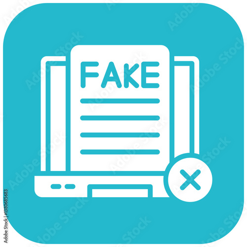 Fake Headline Icon