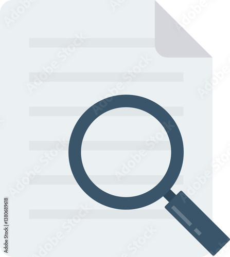 document Illustration on a white background.