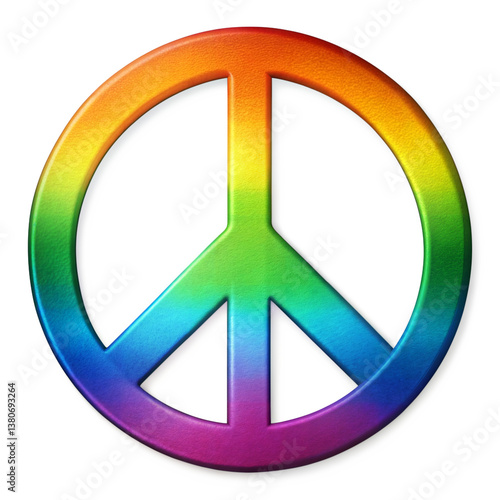 Peace symbol, peace silhouette and icon design on transparent background