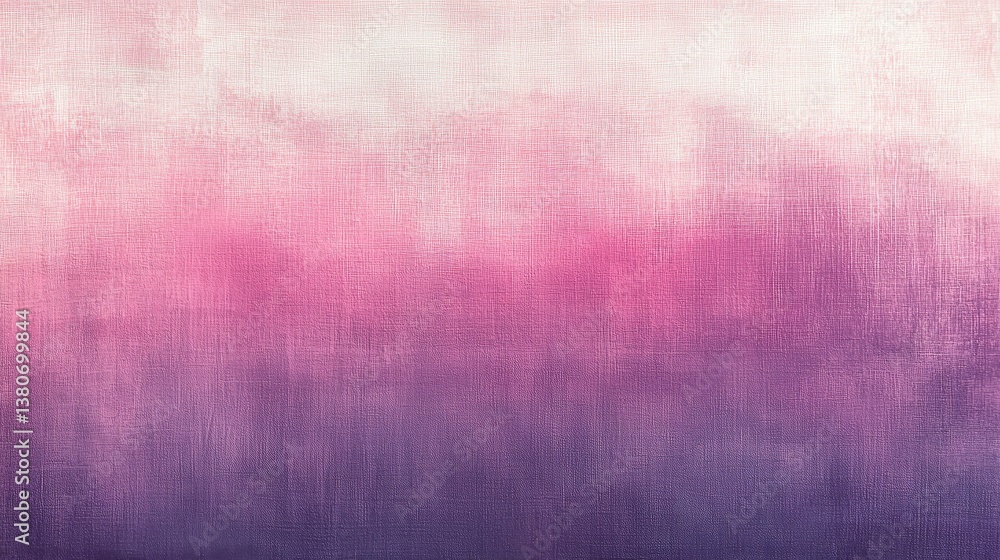 Fototapeta premium A soft gradient of pink and purple hues blends seamlessly, creating a calming and artistic backdrop.