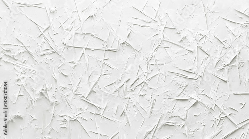 Obraz na płótnie White paper featuring intricate details of paper texture, ideal for use as a background for various content Stylish White Paper Texture for Presentations w salonie