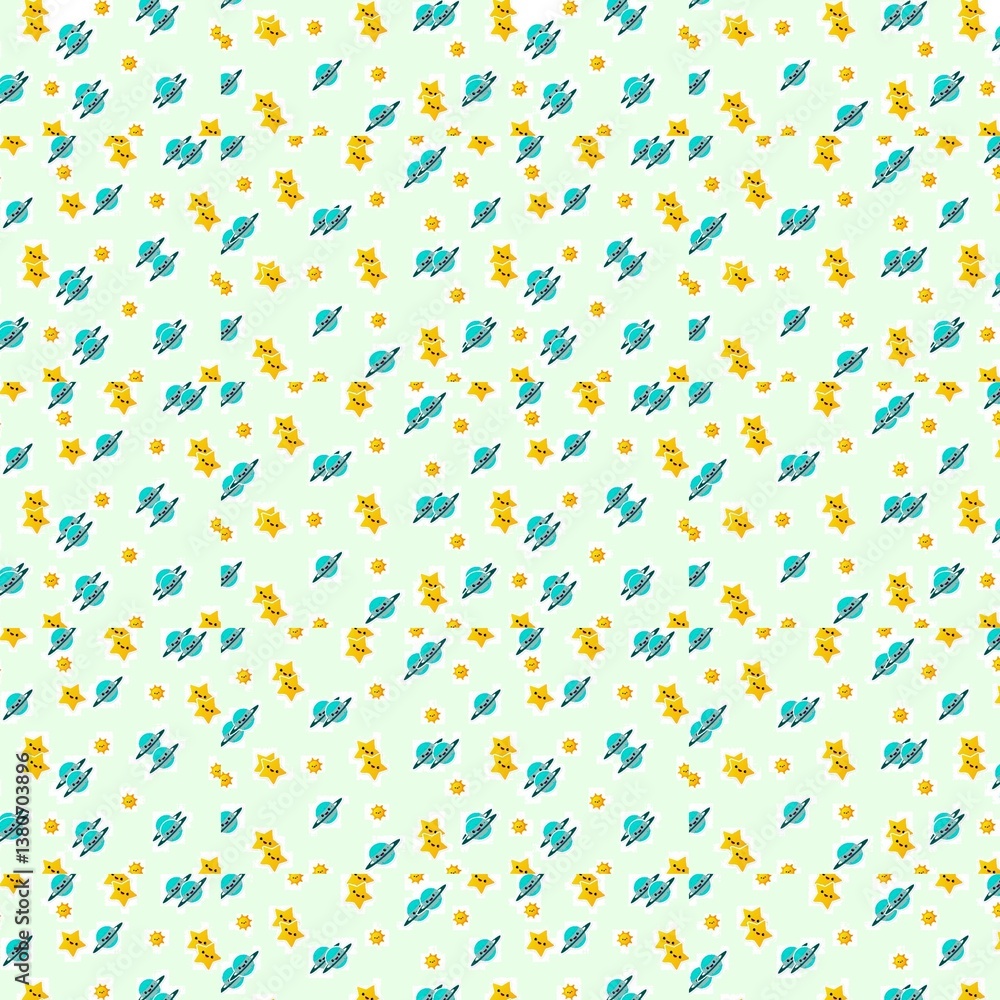 Obraz premium seamless pattern with stars