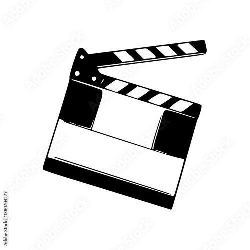 cinema clapperboard drawing