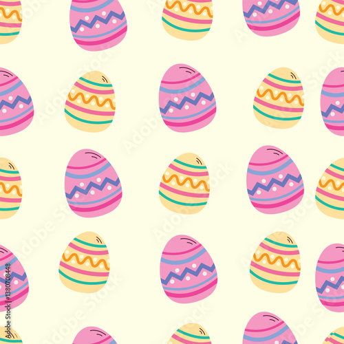 Happy Easter. Bunnies, eggs and flowers. Modern style design, pastel colorsHappy Easter. Bunnies, eggs and flowers. Modern style design, pastel colorsHappy Easter. Bunnies, eggs and flowers. Modern