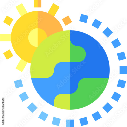 ozone Illustration on a white background