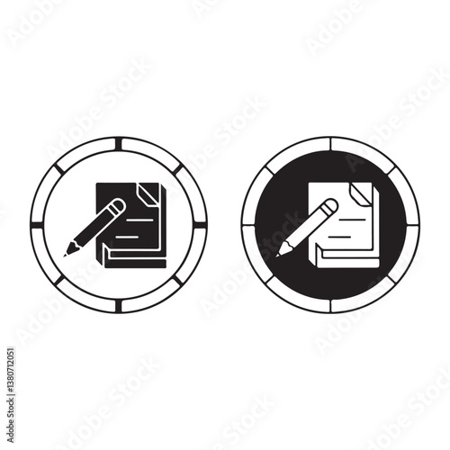 Customizable icon design bundle for digital platforms
