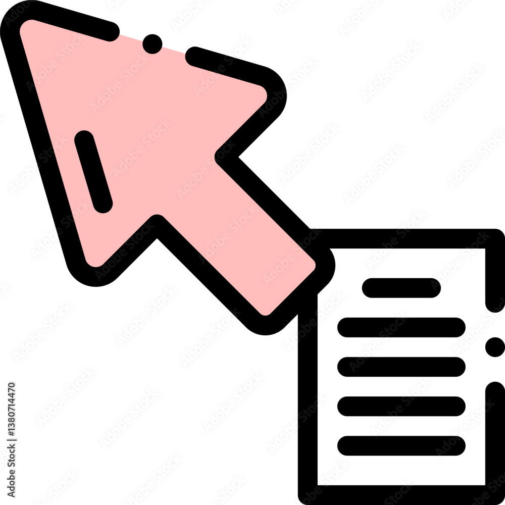 pointer Illustration on a white background pointer Illustration on a white background