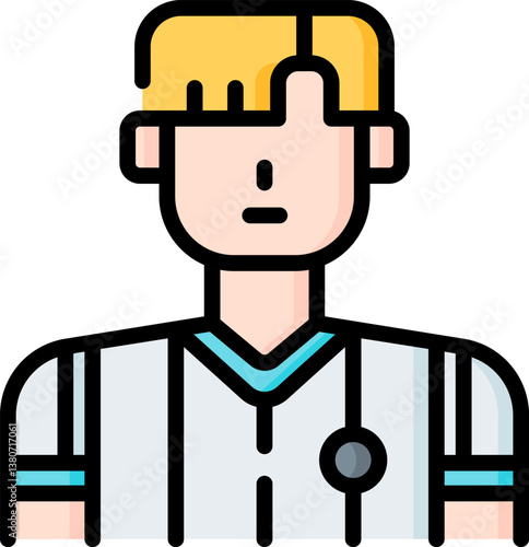referee Illustration on a white background.