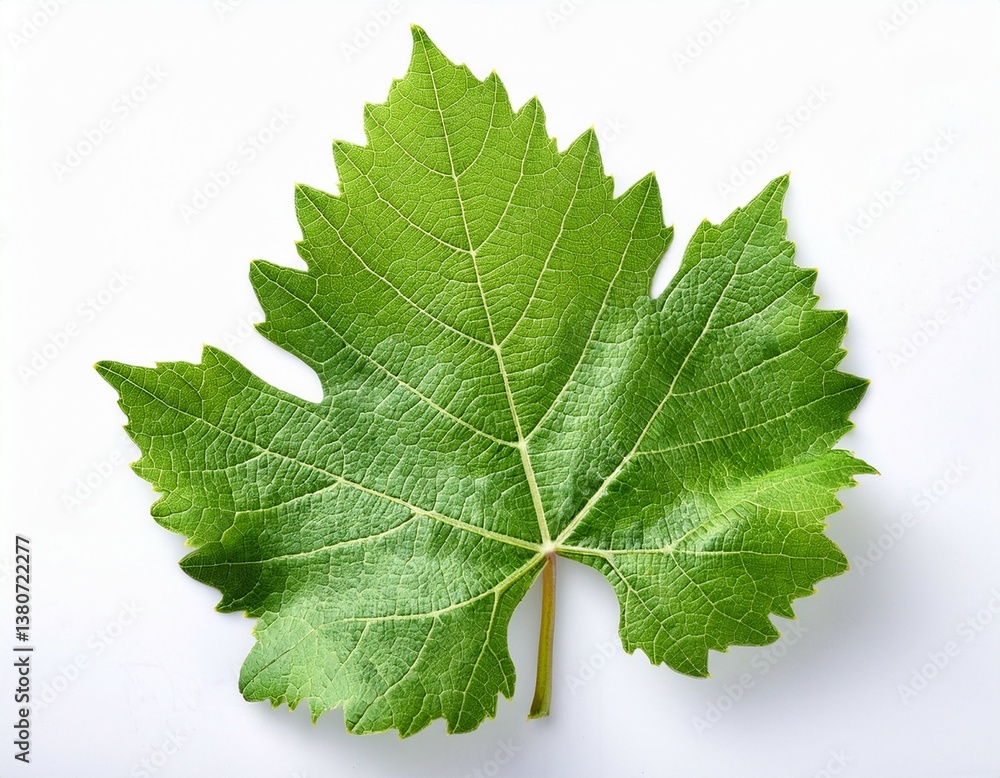 grapes leave isolated on white background grapes leave isolated on white background