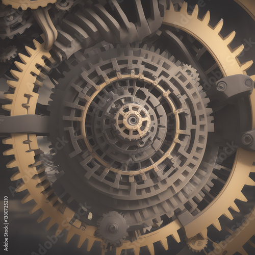 gear wheels for virtual background