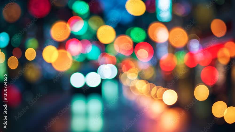 Abstract blurred bokeh backdrop featuring warm, vibrant lights. Abstract blurred bokeh backdrop featuring warm, vibrant lights.