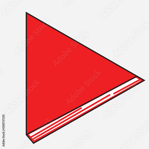 Free Download Red right arrow black line flat style - GFXLoad