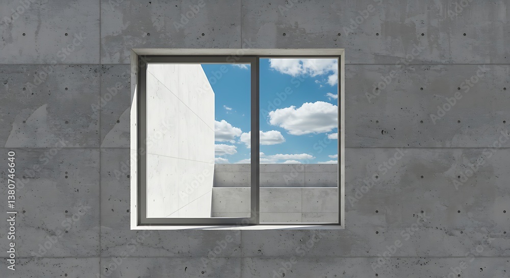 Concrete Canvas, Skylight Glimpse AI Generated Concrete Canvas, Skylight Glimpse AI Generated