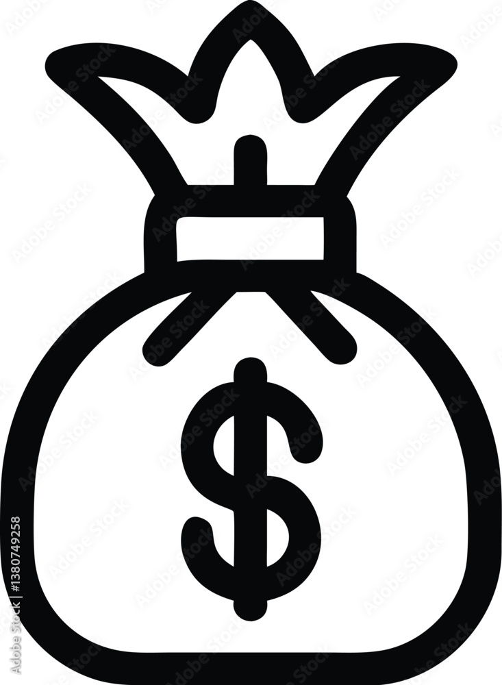 Simple financial hierarchy icon, dollar sign in blue circle, three connected boxes below, minimalist design, flat graphic style, light blue and gray color scheme, business infographic element, organiz Simple financial hierarchy icon, dollar sign in blue circle, three connected boxes below, minimalist design, flat graphic style, light blue and gray color scheme, business infographic element, organiz
