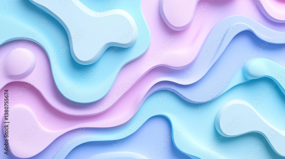 Abstract pastel wavy background. Abstract pastel wavy background.