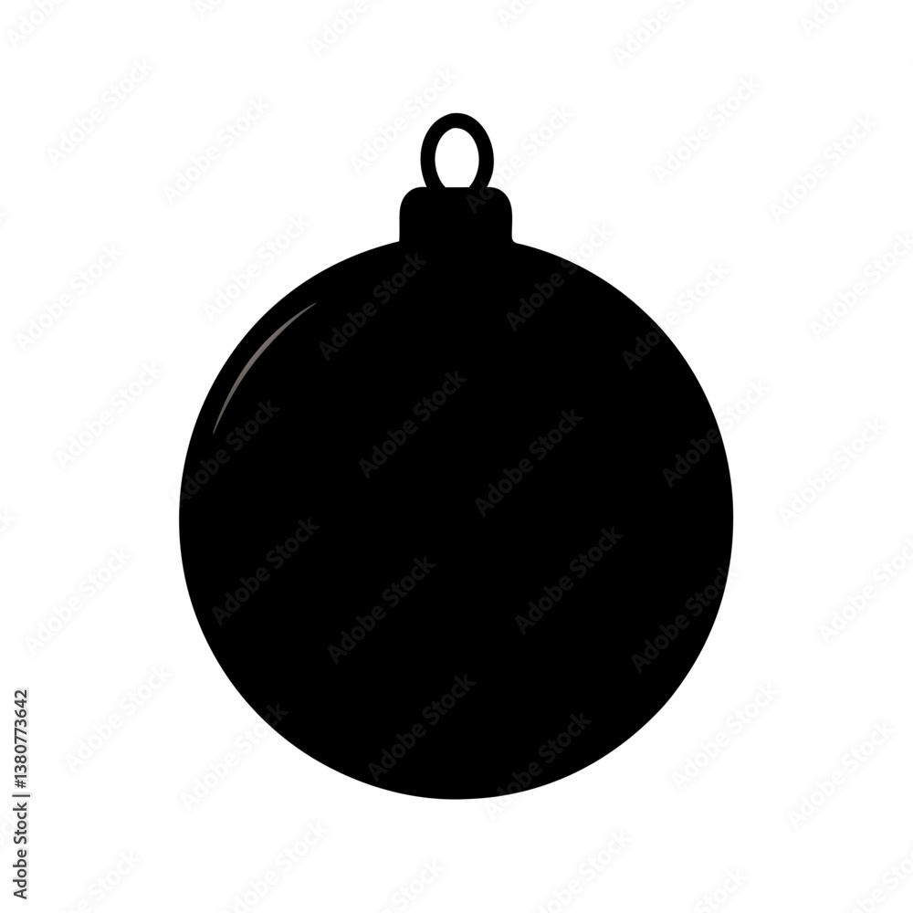 Fototapeta premium Christmas bomb vector illustration