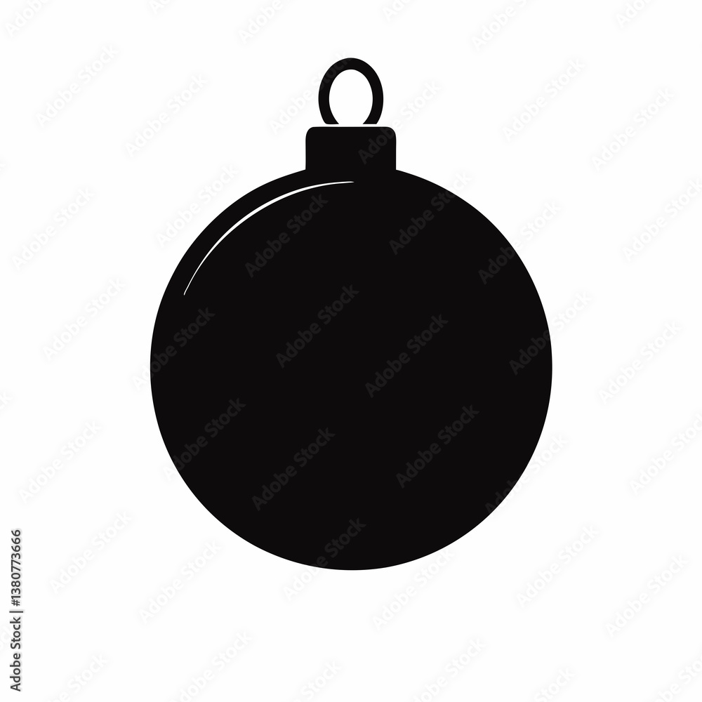 Christmas bomb vector illustration Christmas bomb vector illustration