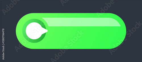 Futuristic lower third interface illustration. Video overlay element.