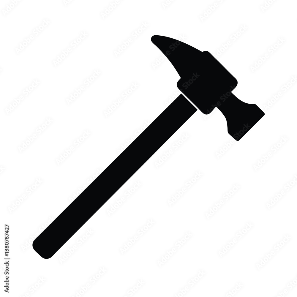 hammer on white background hammer on white background