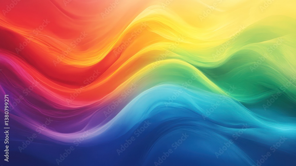 Abstract rainbow wave background. Abstract rainbow wave background.