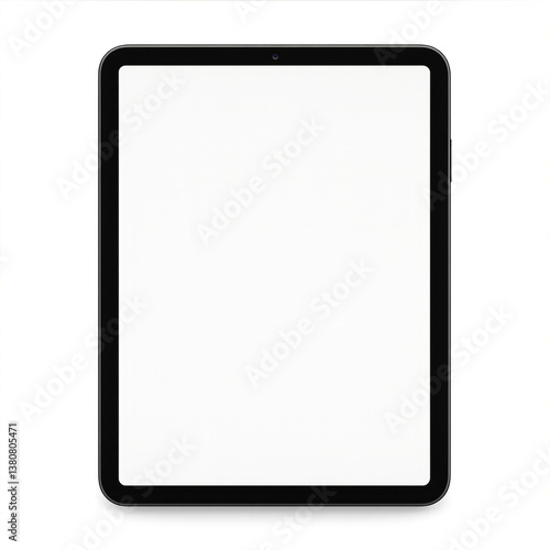 A tablet. Isolated on transparent background