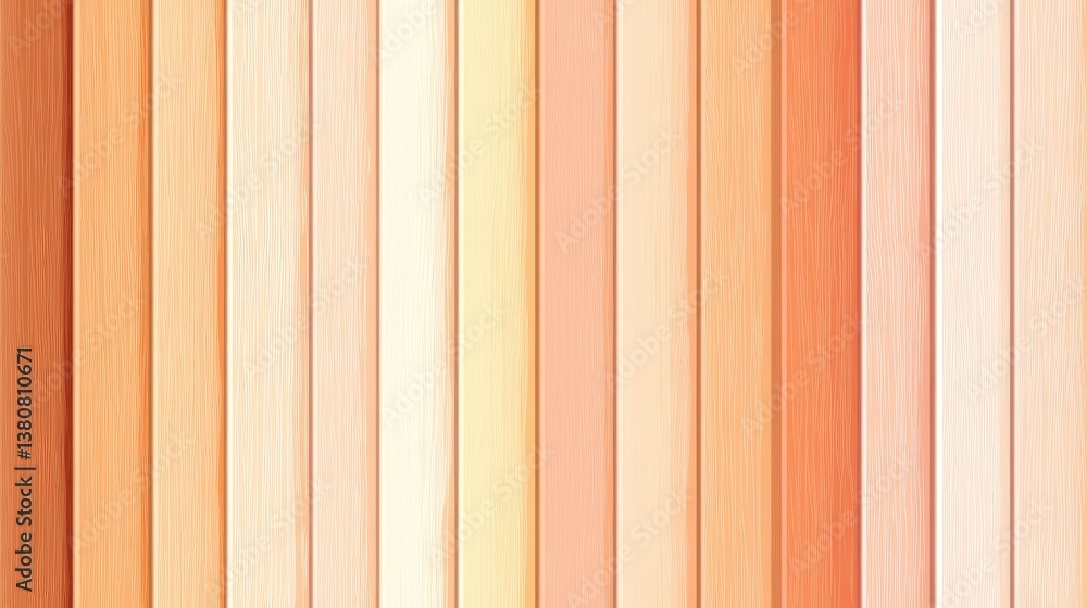 Obraz premium Vertical Stripes in Soft Peach Tones for Background Design 