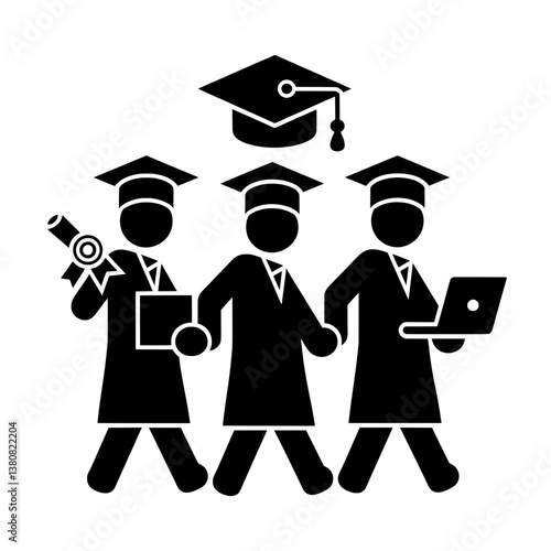 Graduation ceremony students graduates university college education achievement success