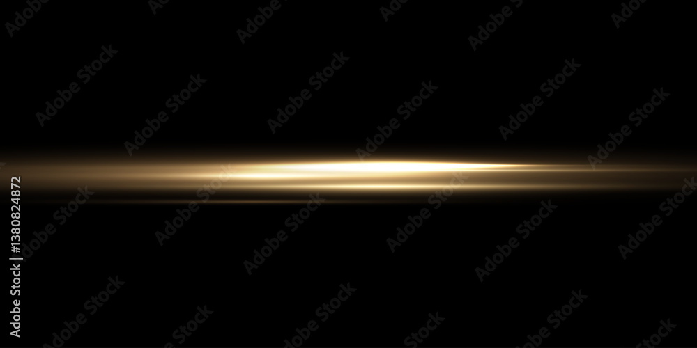Yellow speed lines. Horizontal flash of light.
Yellow speed lines. Horizontal flash of light.