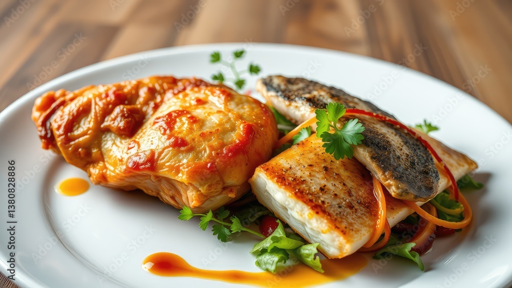 Chicken and fish fry, grilled chicken breast, chicken legs Chicken and fish fry, grilled chicken breast, chicken legs