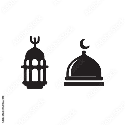 taj mahal vector illustration