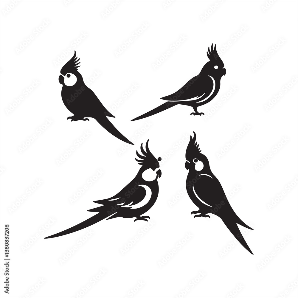 Obraz premium birds on a branch