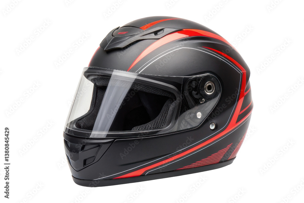 Stylish motorcycle helmet featuring a sleek black and red design for safety and comfort during rides Stylish motorcycle helmet featuring a sleek black and red design for safety and comfort during rides