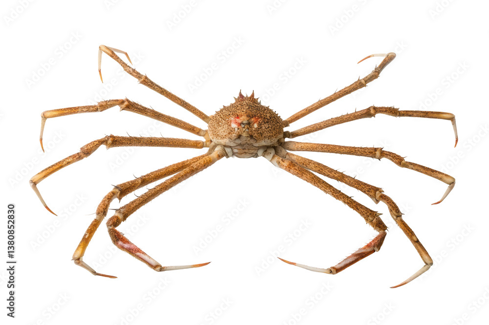 Unique close-up view of a crab showcasing distinct features and textures in a marine setting for educational purposes Unique close-up view of a crab showcasing distinct features and textures in a marine setting for educational purposes