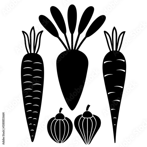 set of carrots