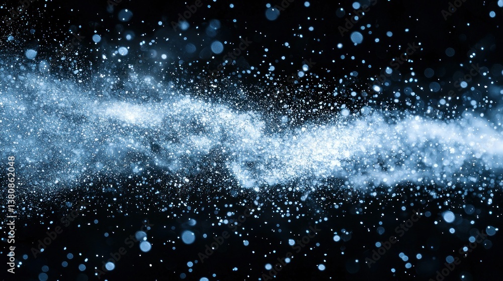Celestial Dust Stream: A cosmic dance of light and particles Celestial Dust Stream: A cosmic dance of light and particles