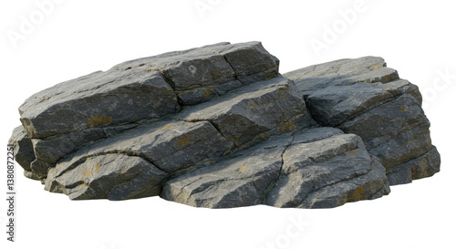 Isolated rock stone boulder nature geology gray