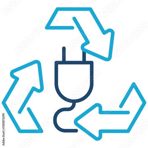 E-Waste Recycling Icon