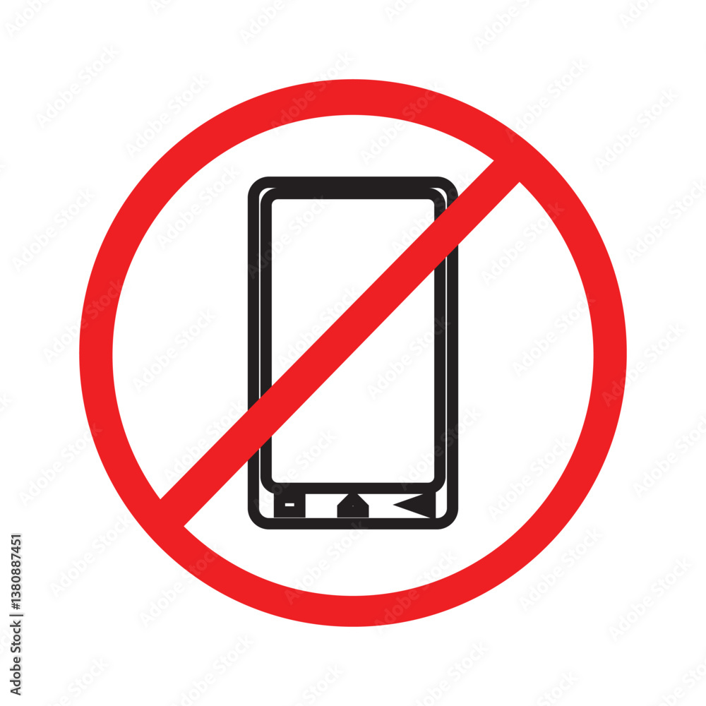 design prohibiting mobile phone usage, symbolizing restrictions, time management, and focused environments. design prohibiting mobile phone usage, symbolizing restrictions, time management, and focused environments.