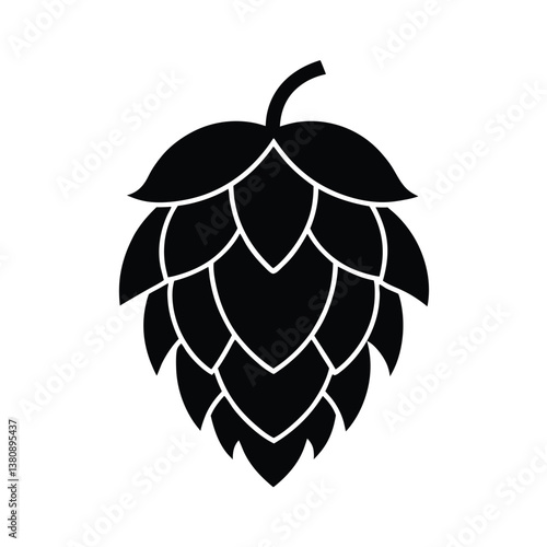 vector illustration of a hops