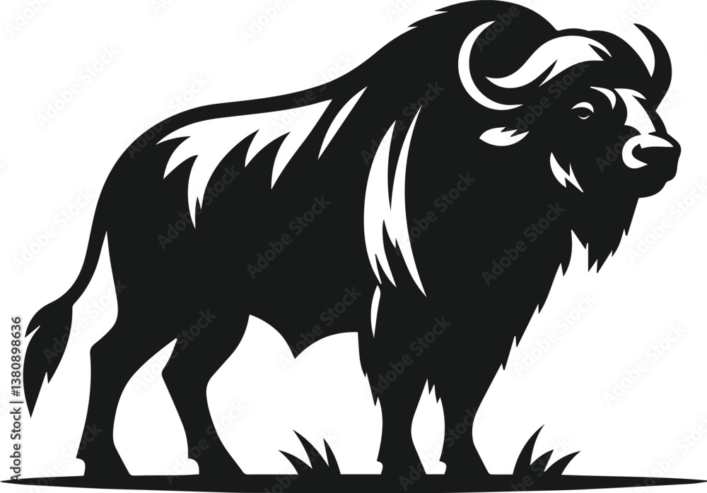 Buffalo silhouette Buffalo silhouette