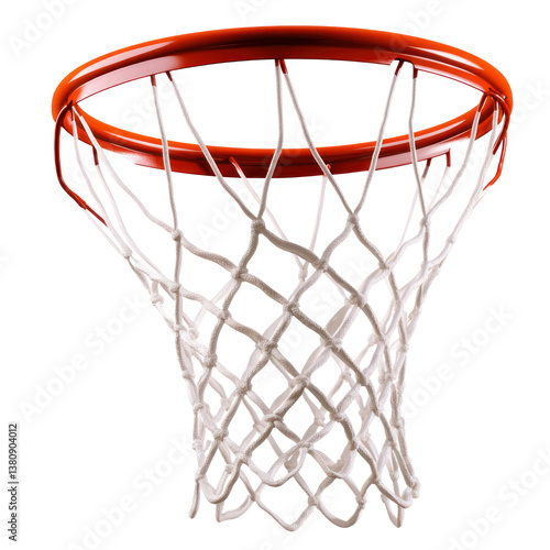 Basketball Hoop Net on transparent background
