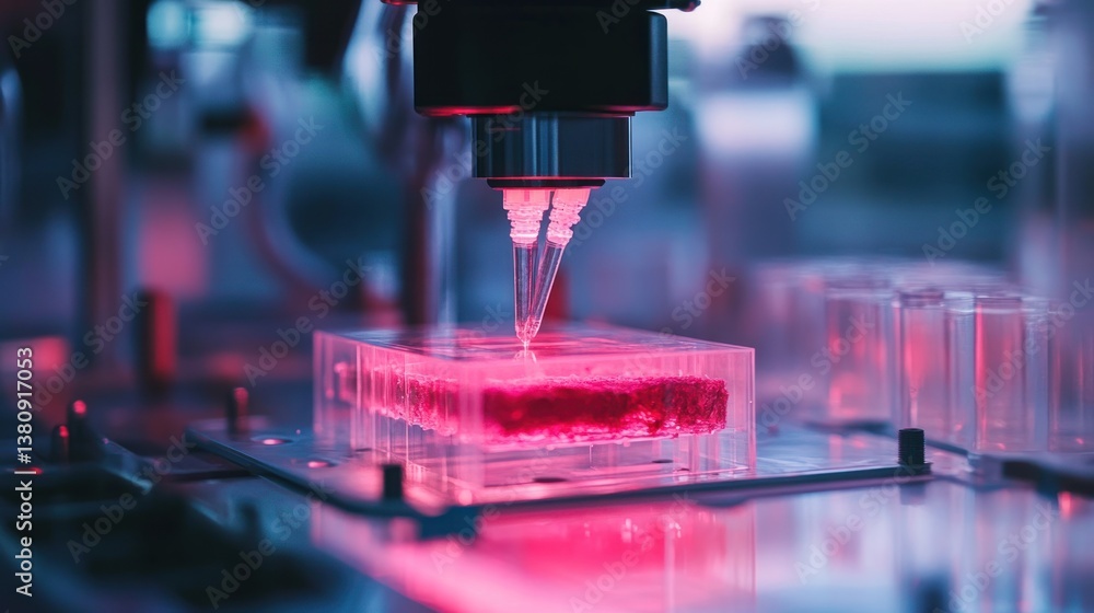 Advanced biofabrication: 3D bioprinter creating regenerative human tissue structures