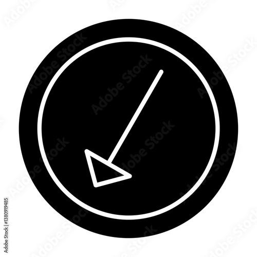 Left Down Icon
