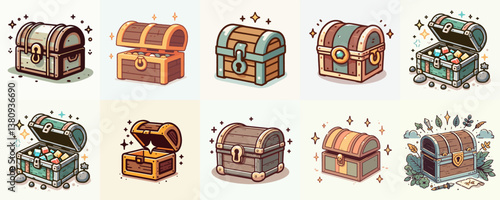 treasure simple icon