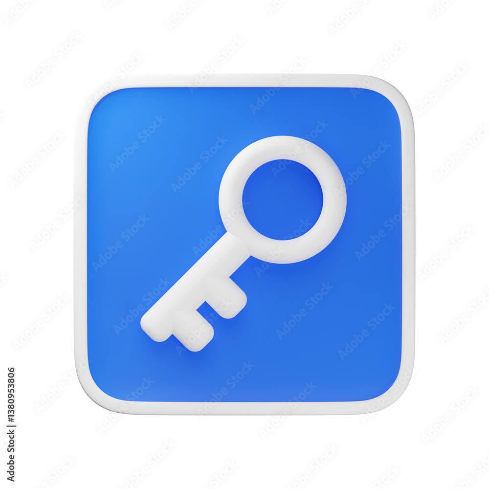 3d key icon 3d key icon