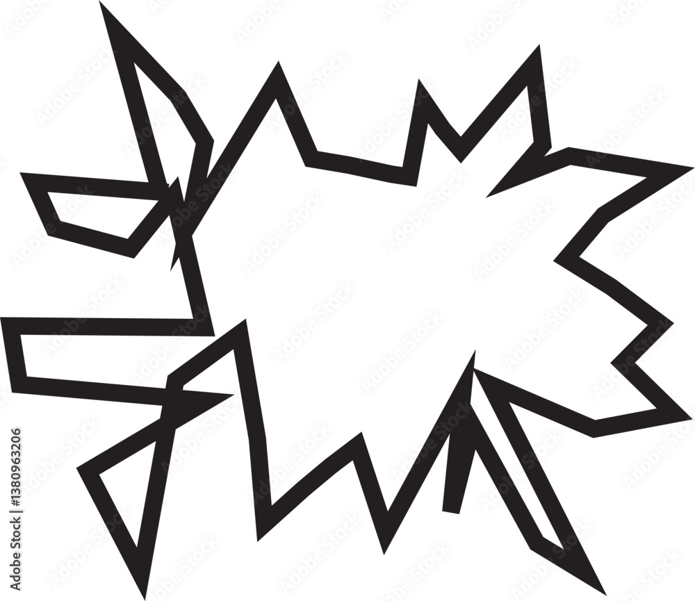Comic cracks Explosion icon bomb blast graphics, nuclear explosion symbols blast effects Comic cracks Explosion icon bomb blast graphics, nuclear explosion symbols blast effects