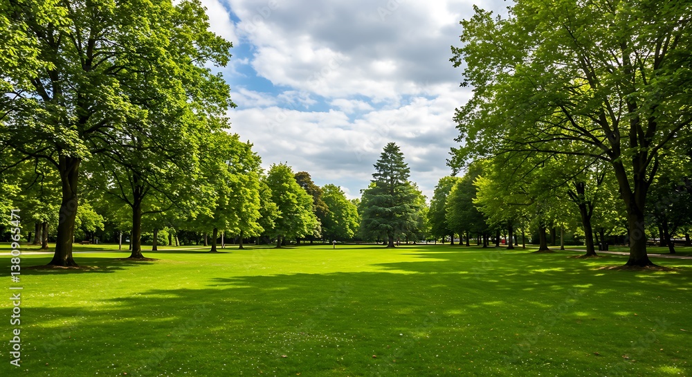 Obraz premium Sun-Dappled Sanctuary AI Generated