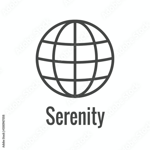 Zen Meditation Mandala Design Symbol Concept with Yoga Idea 