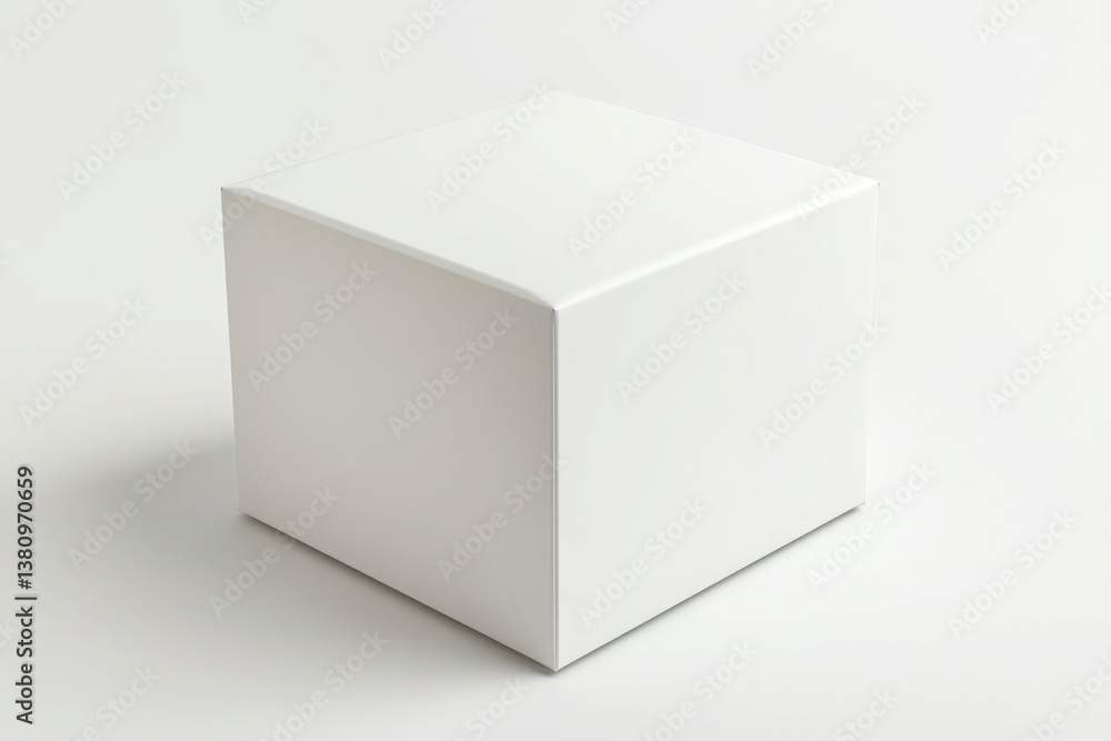 A simple white box A simple white box