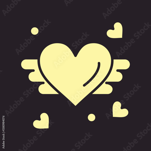 Love Heart trendy artwork delightful abstract vector illustration colorful valuable design